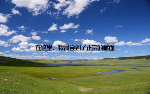 在这里, 我品尝到了正宗的藏面